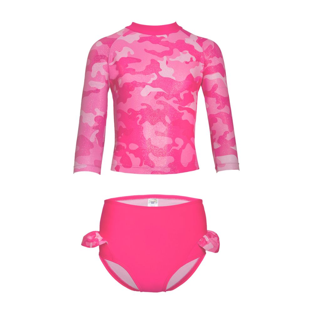 Foto 2 pulgar | Traje De Baño Wetsuit Pink Camouflage