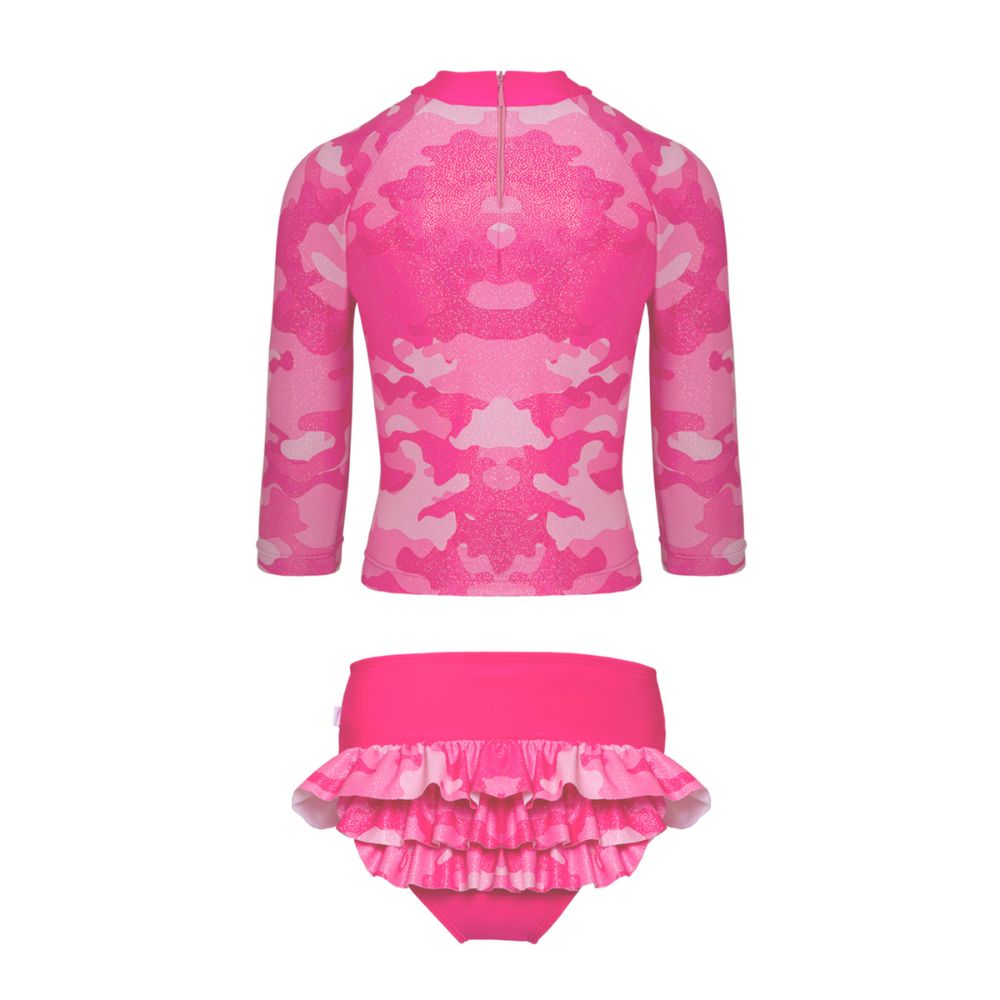 Foto 3 pulgar | Traje De Baño Wetsuit Pink Camouflage