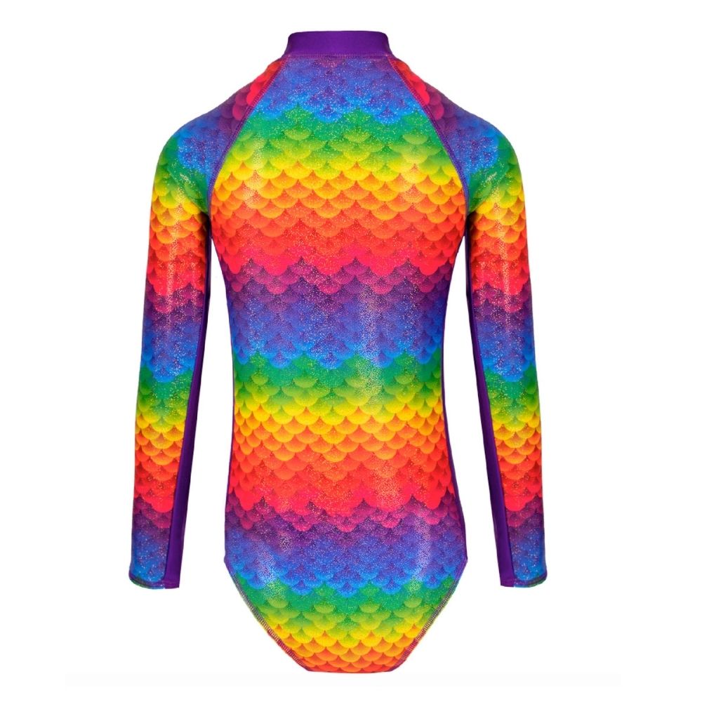 Foto 3 pulgar | Traje De Baño Rashguard Funny Raimbow