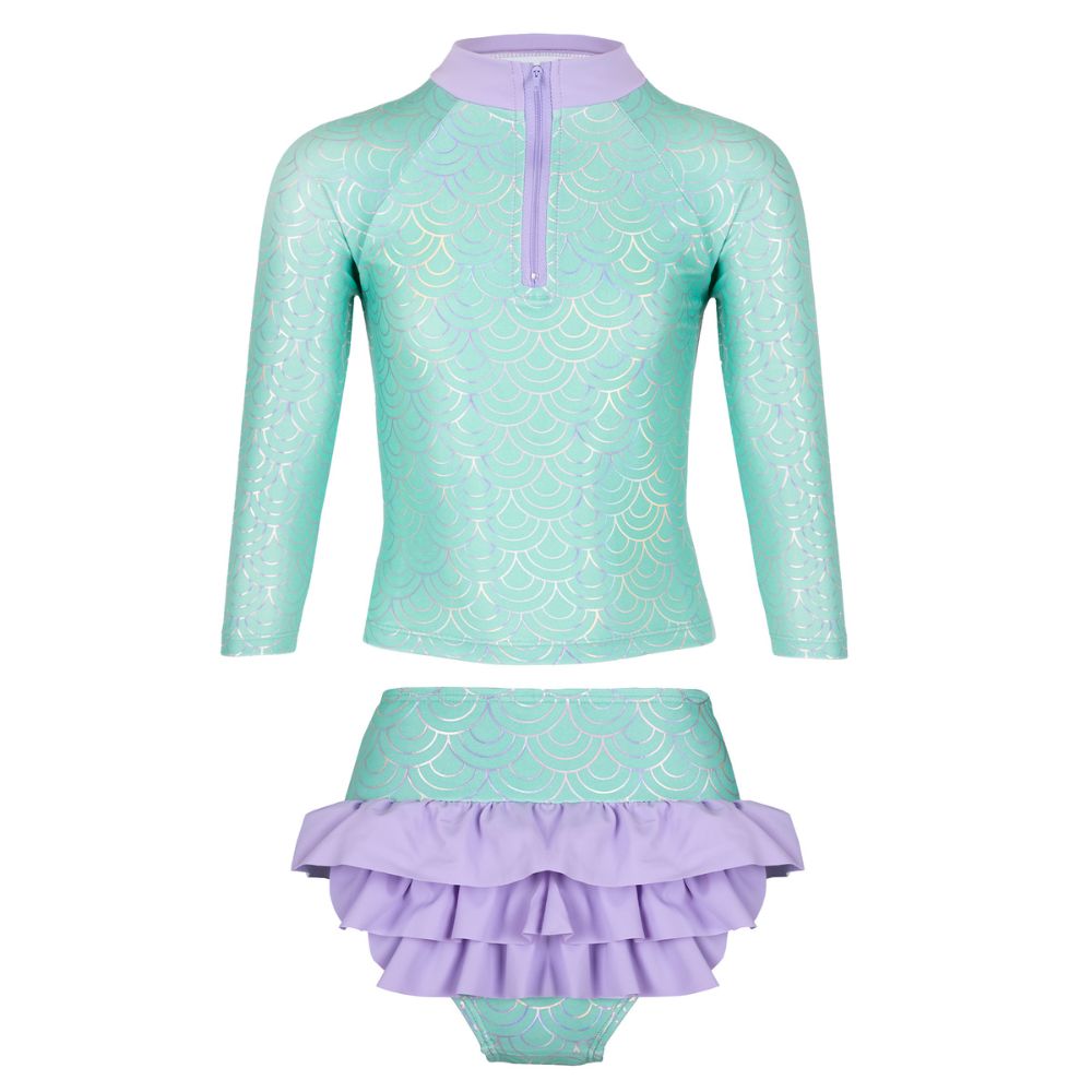 Foto 3 pulgar | Traje De Baño Para Bebe Niña Wetsuit Ariel