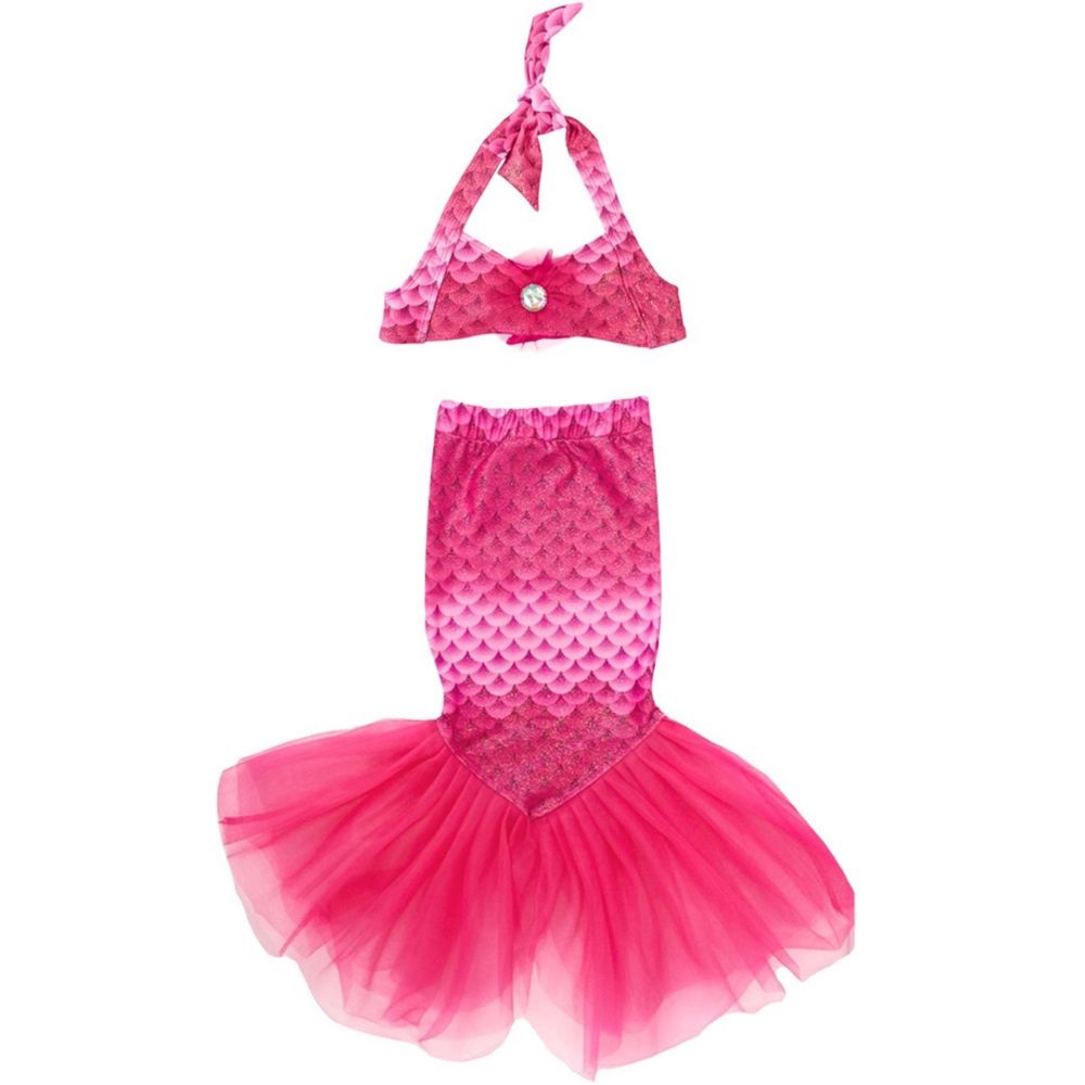 Foto 1 | Set Baby Mermaids 3 Piezas Para Bebe Niña Funny Pink