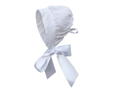Foto 4 | Ropón Para Bebé Niña Bautizo Carana Shantung Bordados Cintura Y Largo Listón Maquillaje Color Blanco Talla Única