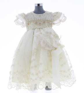 Foto 2 | Vestido de Bautizo Beige Chicos Olé para Niña