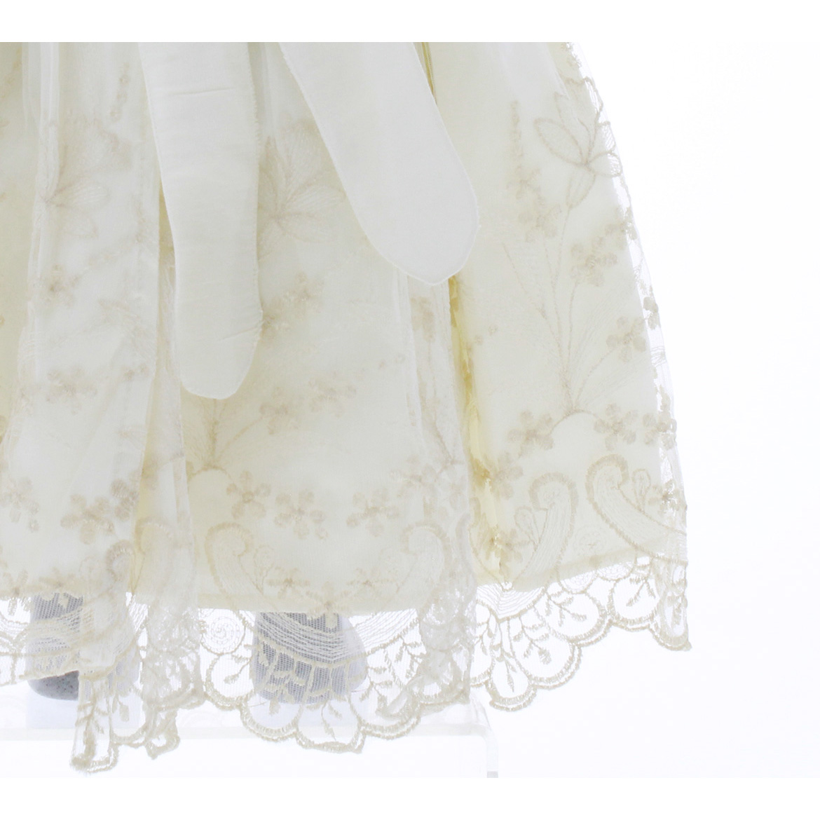 Foto 5 pulgar | Vestido de Bautizo Beige Chicos Olé para Niña