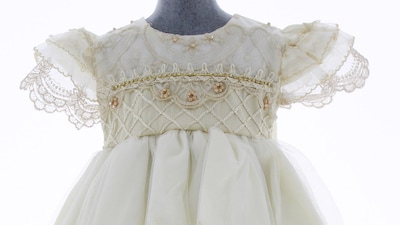 Foto 5 | Vestido de Bautizo Beige Chicos Olé para Niña