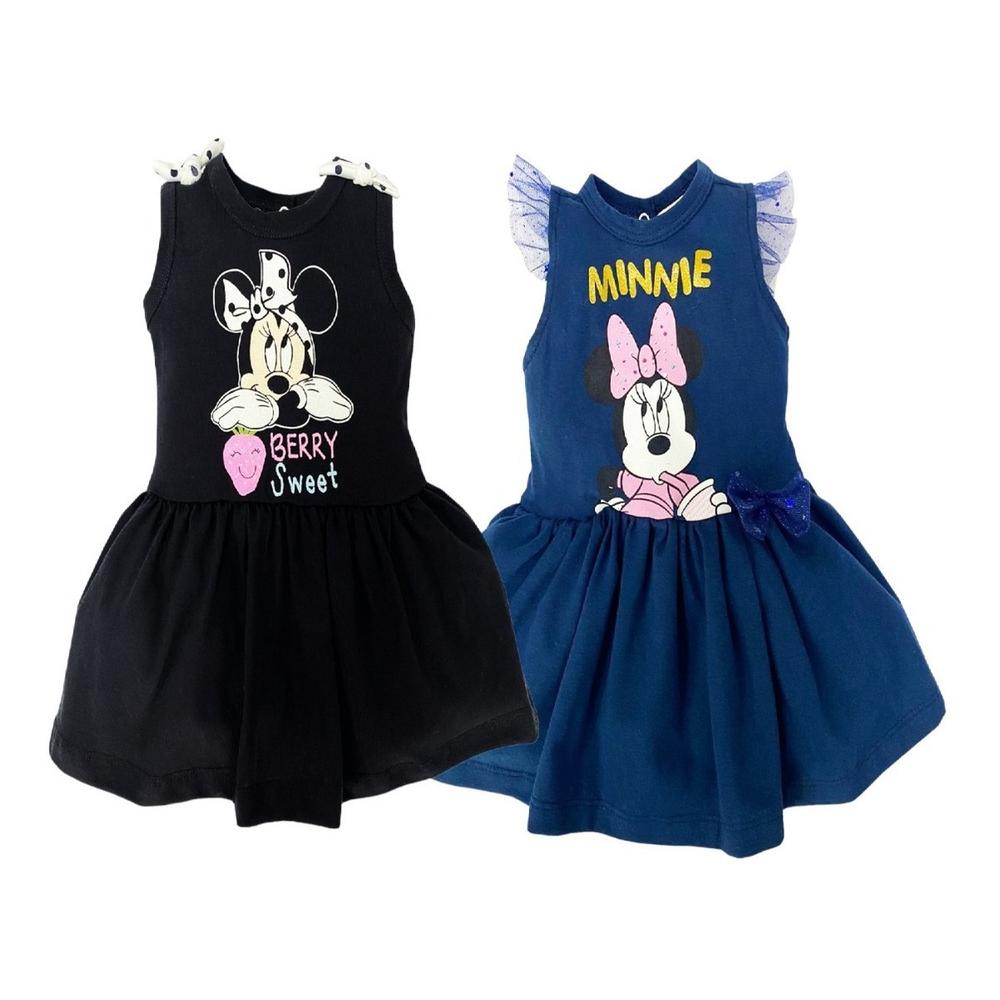 Foto 1 | Vestidos Estampados Disney Minie Mouse 2 Piezas