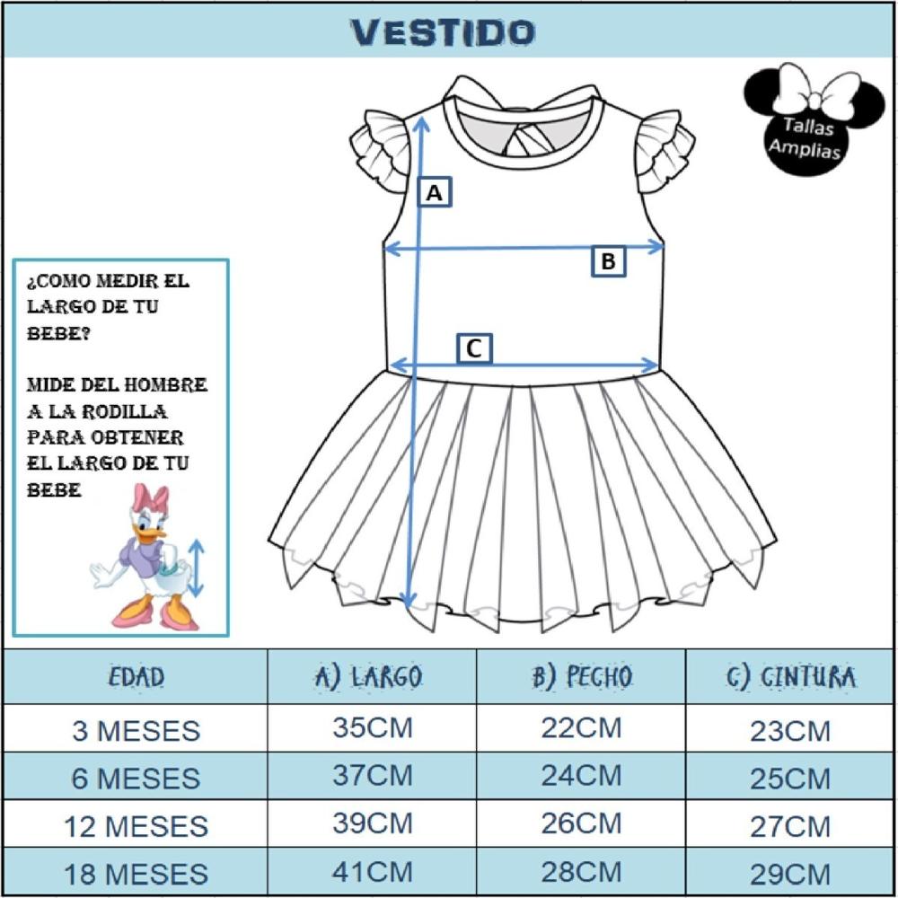 Foto 6 pulgar | Vestido Algodon Con Estampado Disney Minnie Azul