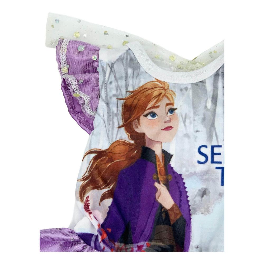 Foto 2 | Vestido para Bebé Disney Algodón Frozen Color Púrpura