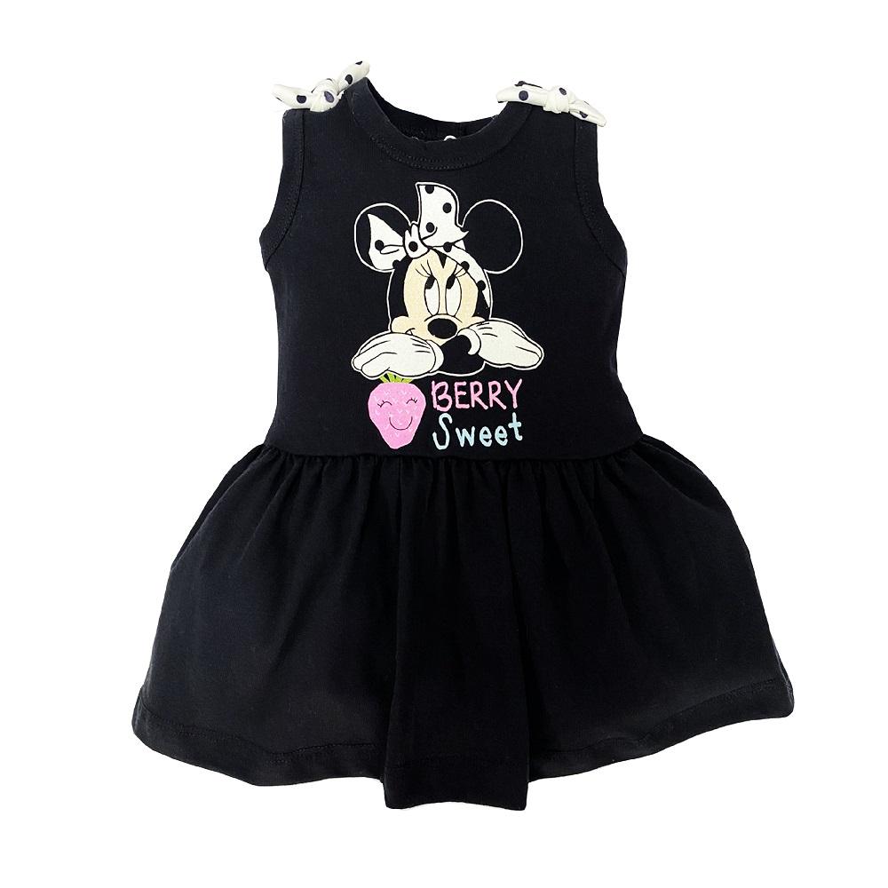 Foto 7 pulgar | Vestido de Algodón Disney Minnie Negro