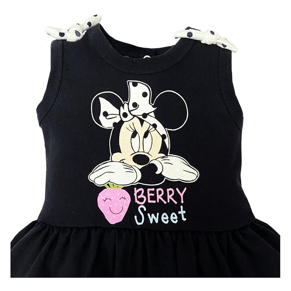 Foto 8 | Vestido de Algodón Disney Minnie Negro