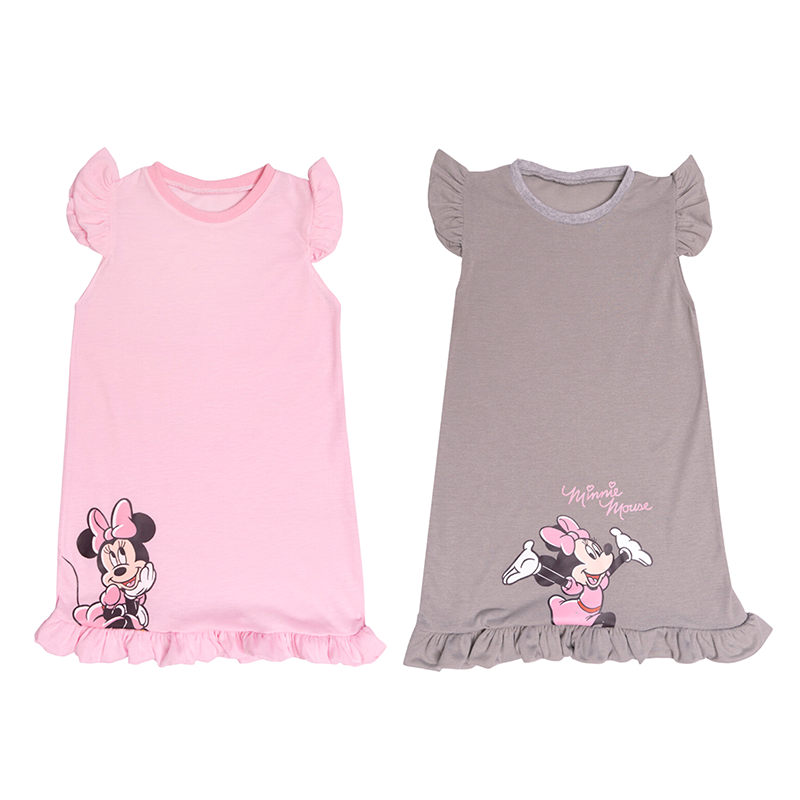 Camisones Chiqui Mundo Minnie color Rosa para Bebé Niña 2 Piezas