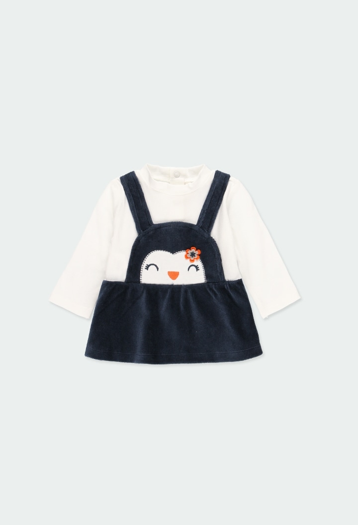 Vestido De Pingüino Bebe Boboli