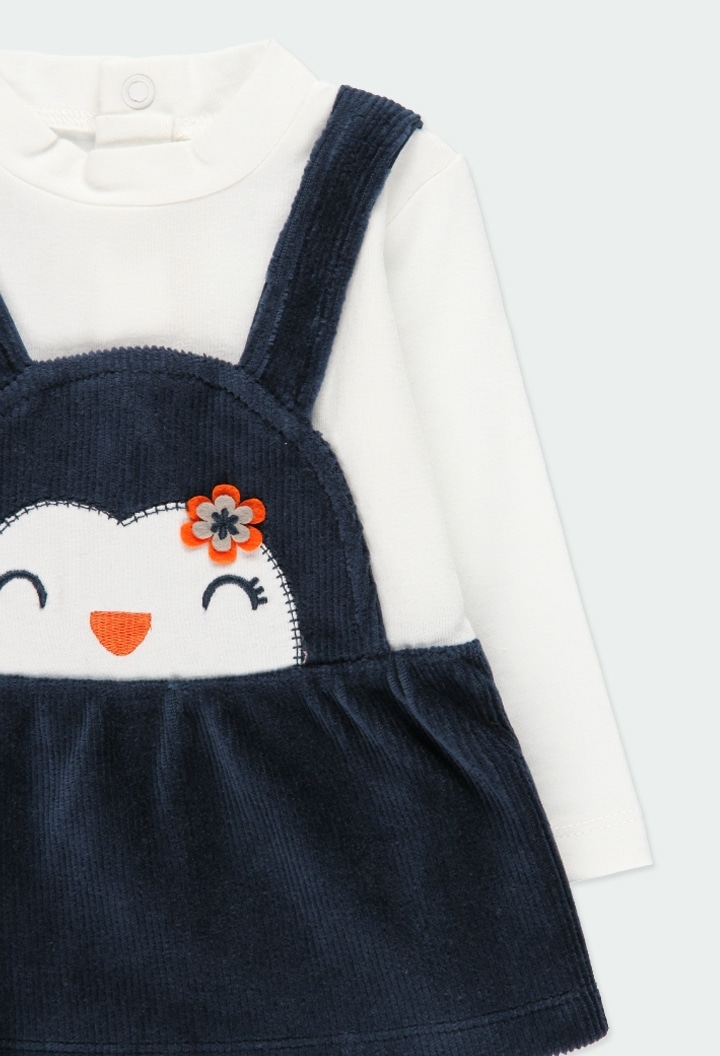 Foto 3 | Vestido De Pingüino Bebe Boboli