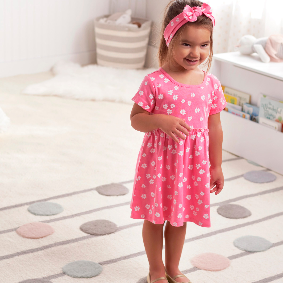 Foto 8 pulgar | Vestido Gerber Rosa Set 3 Piezas Ropa Bebe Primavera