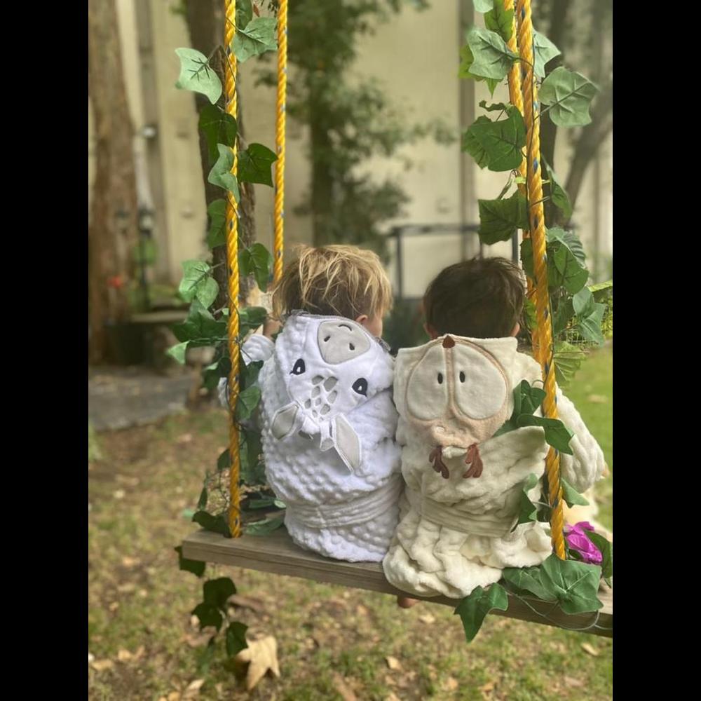 Foto 2 | Bata De Baño Con Forma De Venado Para Bebé Beige