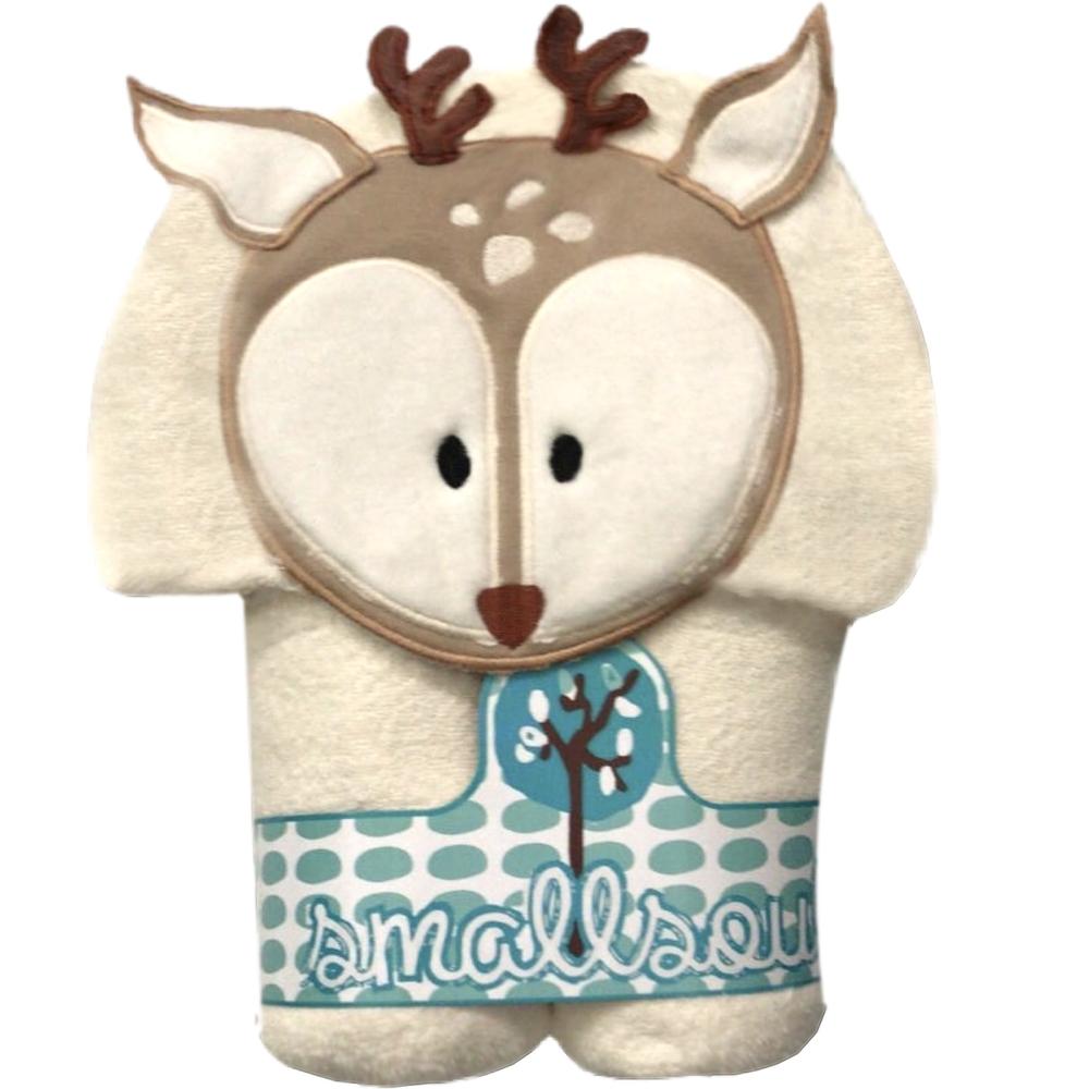 Foto 2 pulgar | Toalla Para Niño Con Forma De Venado Unitalla Beige