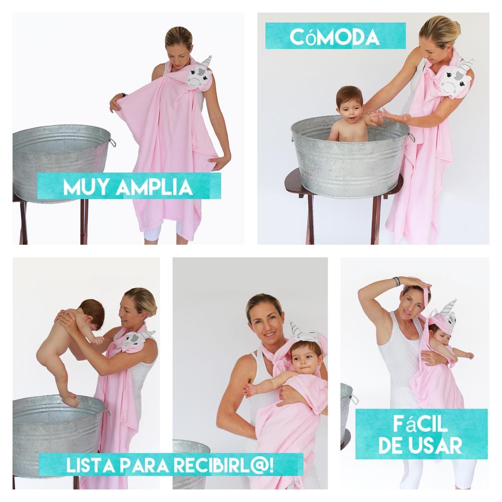 Foto 5 pulgar | Toalla Para Niño Con Forma De Venado Unitalla Beige