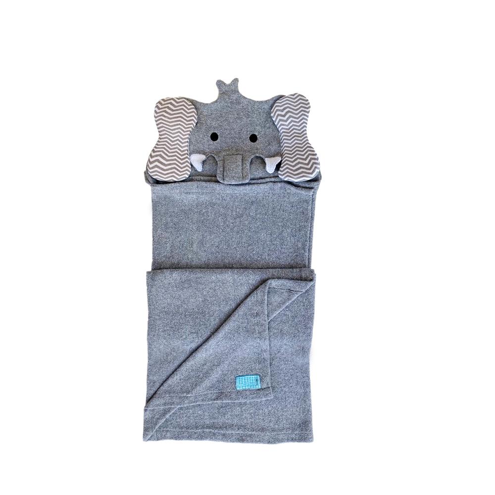 Foto 2 pulgar | Toalla Para Niño Con Forma De Elefante Gris Unitalla Gris