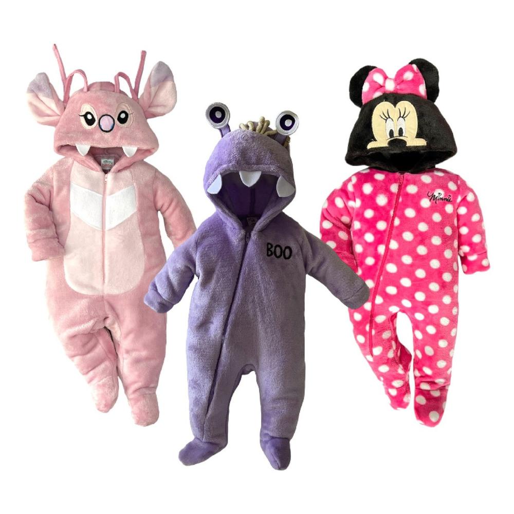 Kit Mamelucos Disney DAD707-18 Multicolor 3 Piezas Angela/Boo/Minnie Mouse