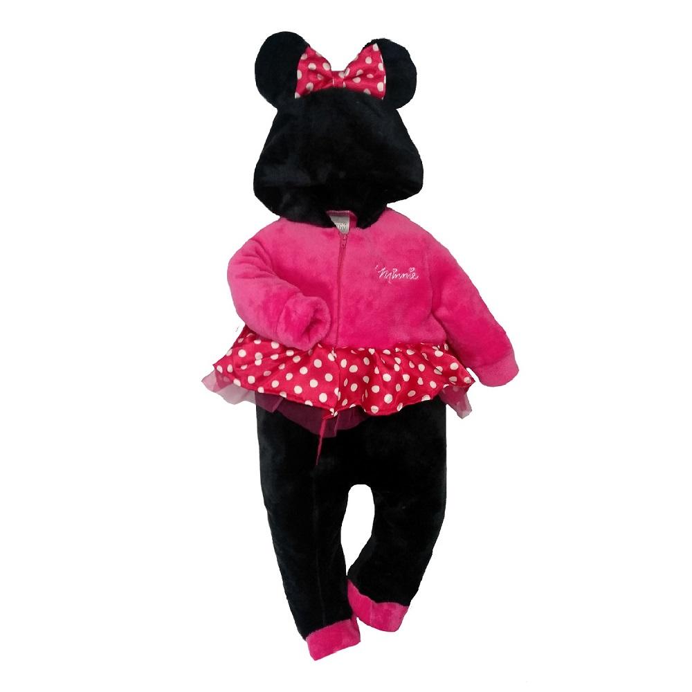 Mameluco Sin Pie Disney con Gorro Minnie Mouse Fiusha color Rosa $748