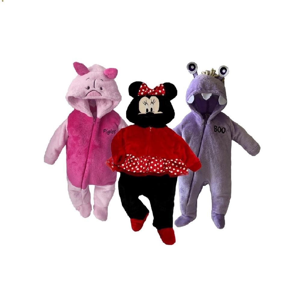 Foto 1 | Kit Mamelucos Disney C567-18 Multicolor 3 Piezas Piglet/Minnie Mouse/Boo