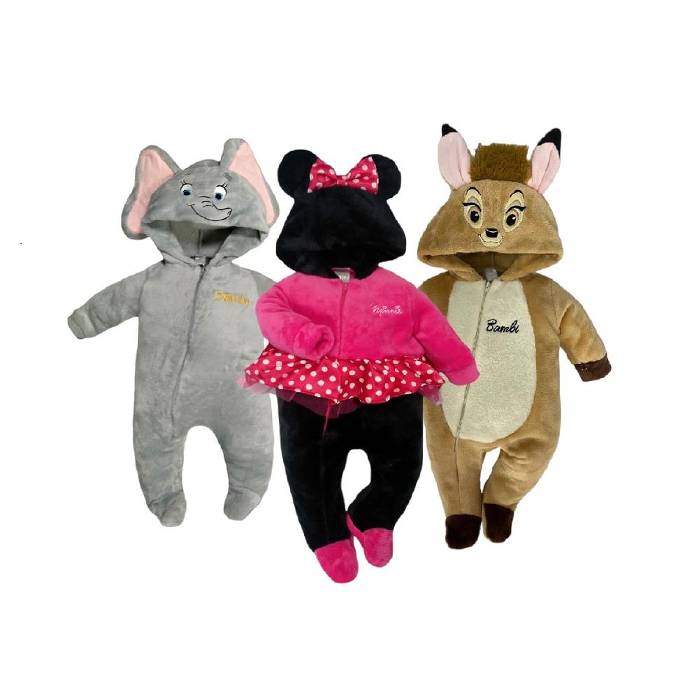 Kit Mamelucos Disney A996-18 Multicolor 3 Piezas Dumbo/Minnie/Bambie $1,139