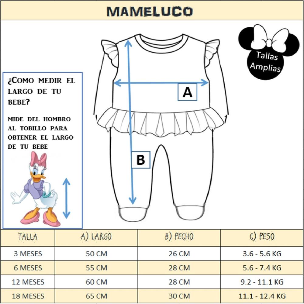 Foto 5 | Mameluco para Bebé Disney Algodón Minnie Mouse Tutu Lentejuelas