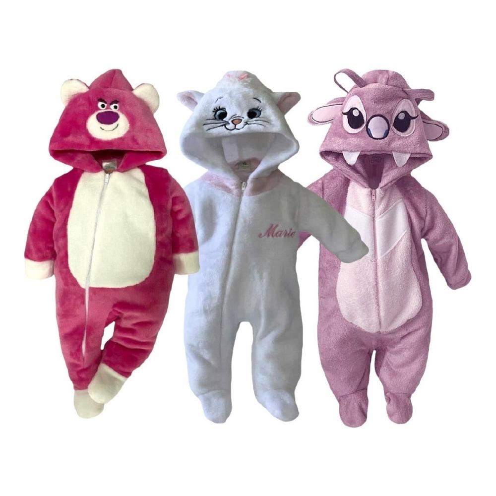 Kit Mamelucos Disney B430-18 Multicolor 3 Piezas Lotso/Marie/Ángel