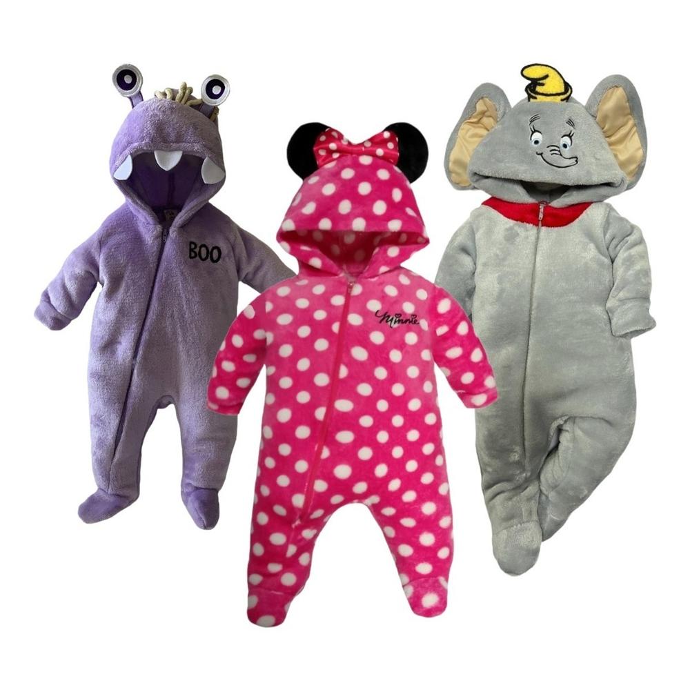 Kit Mamelucos Disney C511-18 Multicolor 3 Piezas Boo/Minnie/Dumbo