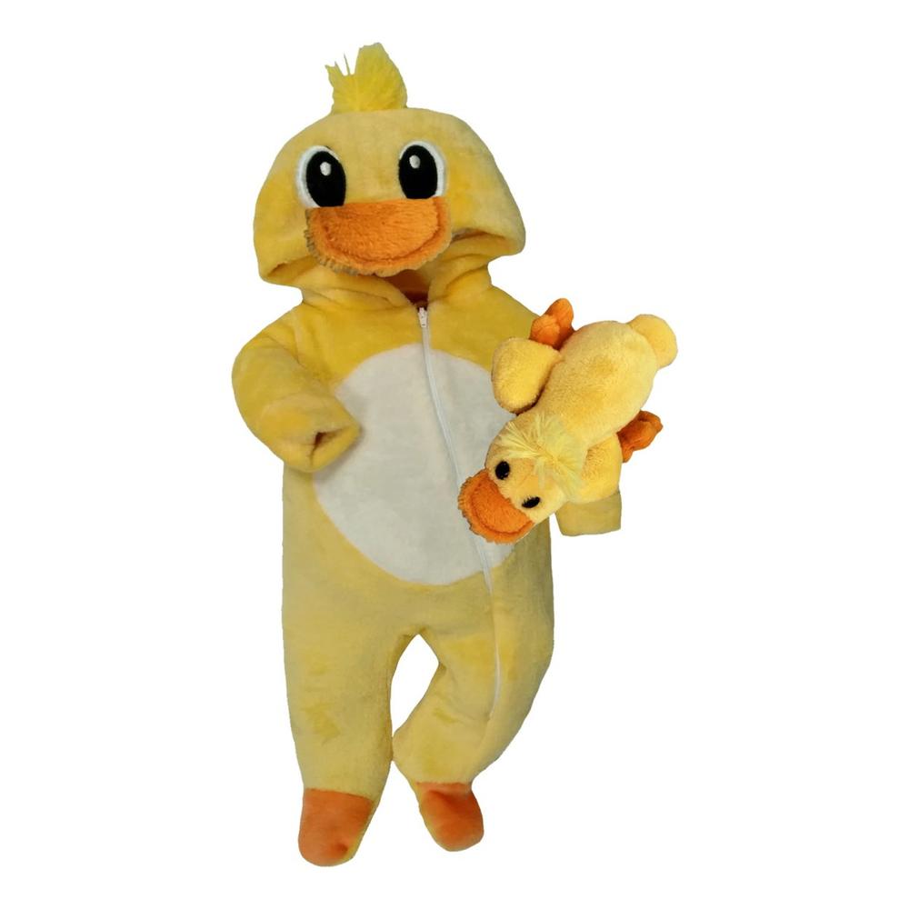 Foto 1 | Mameluco para Bebé Baby Kisses Patito y Peluche Amarillo