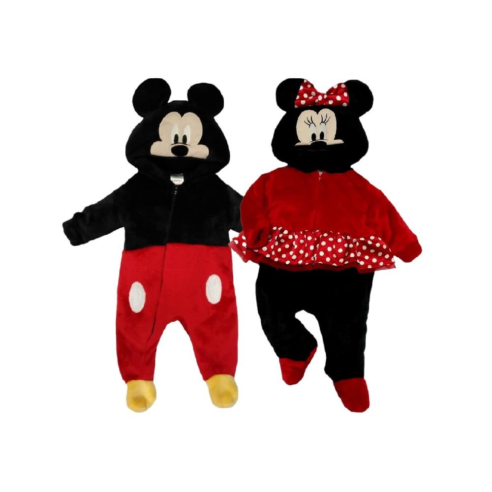 Foto 2 pulgar | Kit 2 Mamelucos Disney Minnie Mouse & Mickey Mouse Rojo