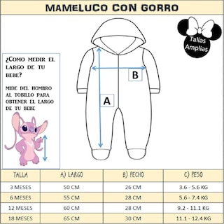 Foto 4 | Mameluco Baby Kisses Blanco con Gorro para Bebé Niña