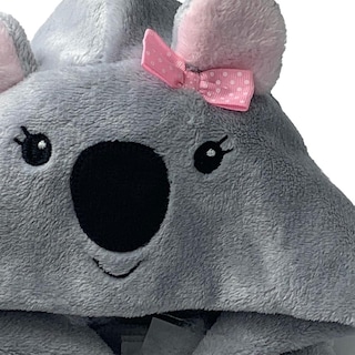 Foto 2 | Mameluco Baby Kisses 2344-3 Koala Gris con Gorro Bordado