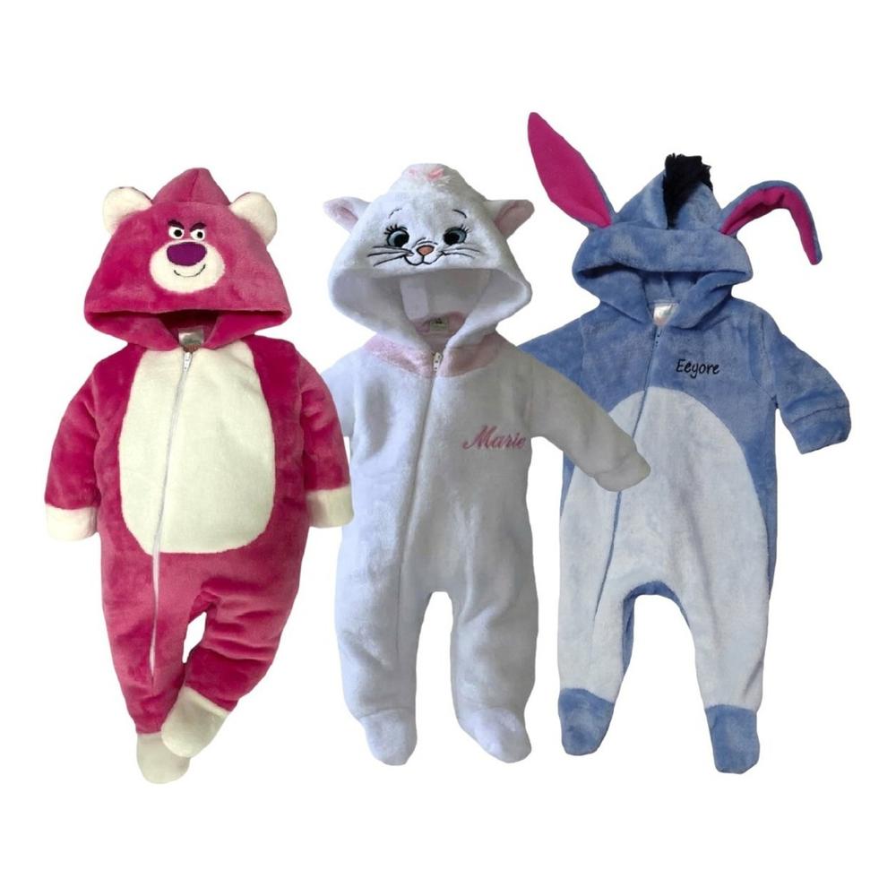 Mamelucos Disney Lotso, Marie y Eeyore 3 Piezas