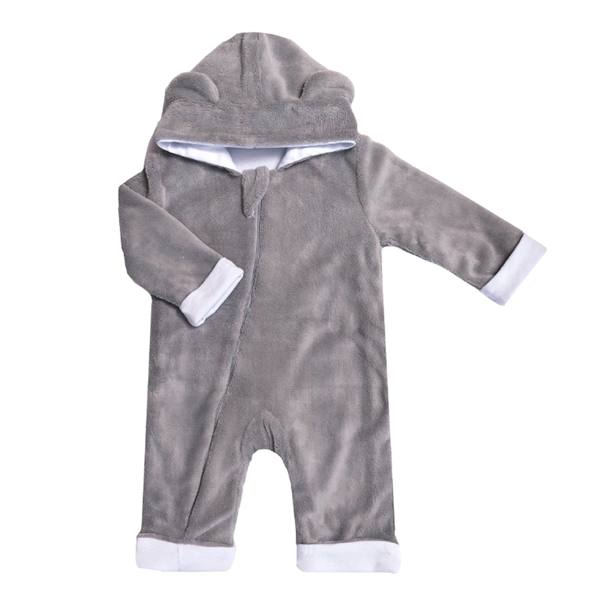 Mameluco Invernal Chiqui Mundo 0-6 Meses color Gris $474