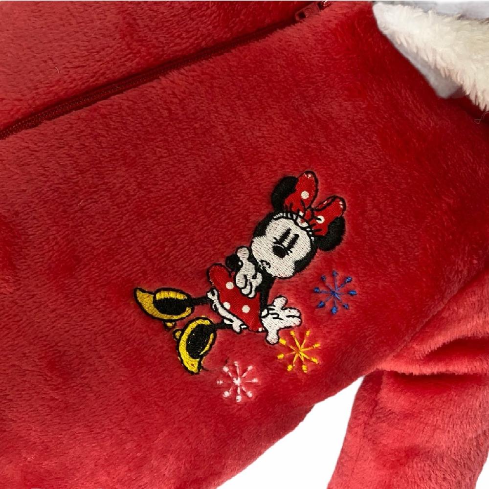 Foto 3 pulgar | Mameluco con Gorro Santa Disney Minnie Rojo