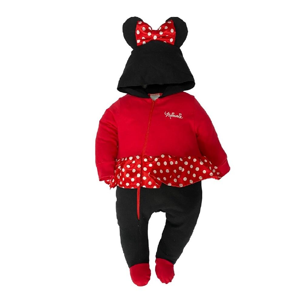 Mameluco Disney Minnie color Rojo para Bebé Niña