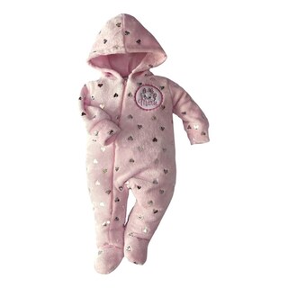 Foto 1 | Mameluco con Gorro Bordado Disney Marie Foil Rosa