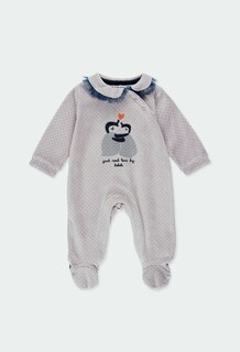 Foto 1 | Mameluco Terciopelo Topitos De Bebé Niña Boboli