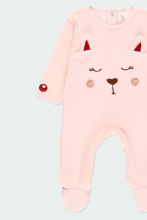 Foto 2 | Mameluco De Terciopelo Bebe Rosa Perrito Boboli