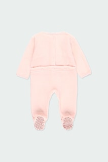 Foto 5 | Mameluco De Terciopelo Bebe Rosa Perrito Boboli