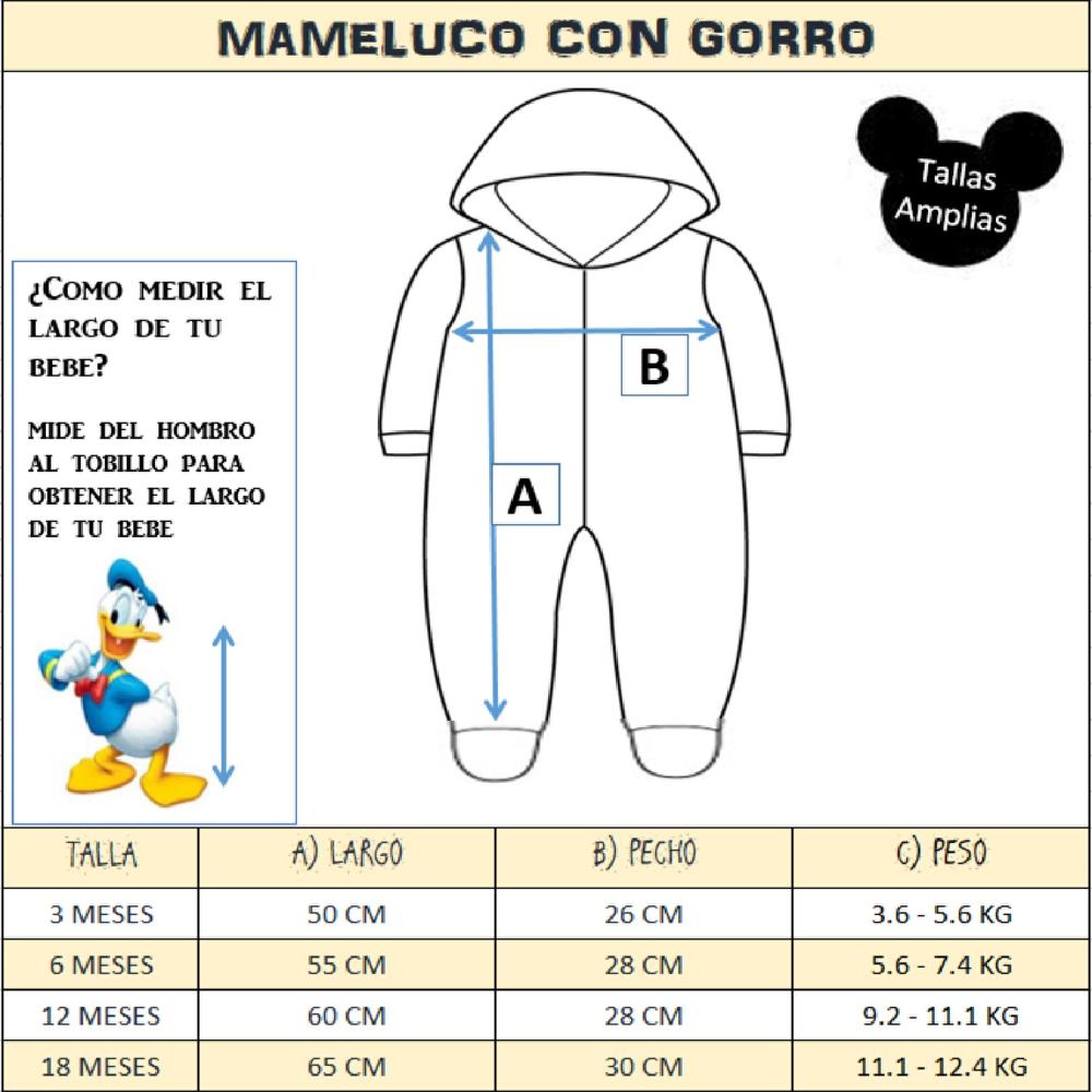 Foto 6 pulgar | Kit 2 Mamelucos Disney Mickey/ Minnie Multicolor