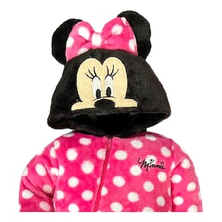Foto 6 | Mameluco Disney Minnie Con Gorro Bolitas Negro
