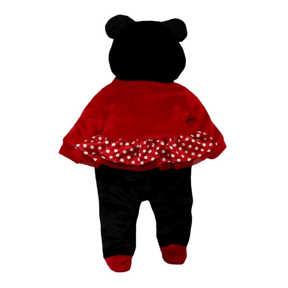 Foto 2 | Mameluco con Gorro y Bordado Disney Minnie Rojo