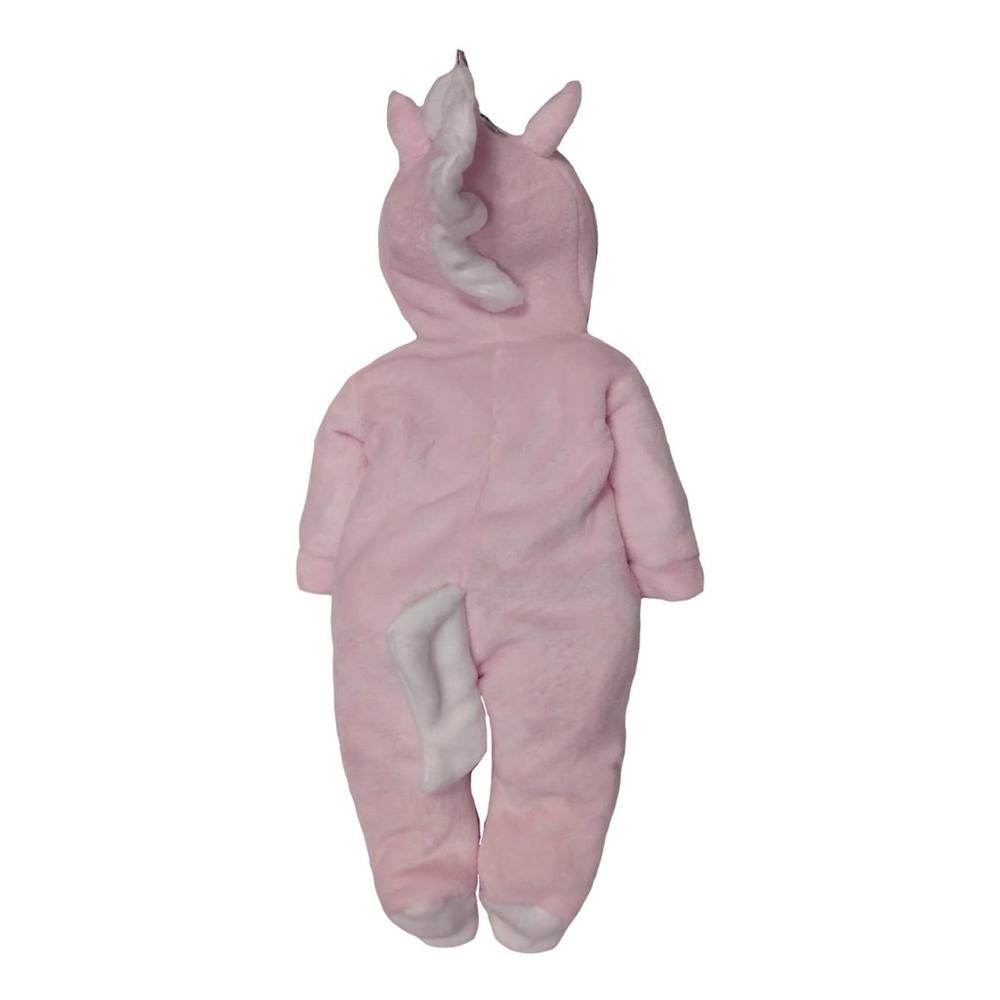 Foto 4 pulgar | Mameluco Con Gorro Bordado Unicornio Rosa