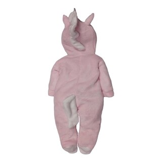 Foto 3 | Mameluco Con Gorro Bordado Unicornio Rosa