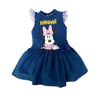 Foto 4 | Kit 3 Piezas Minnie Mameluco Pañalero y Vestido Multicolor