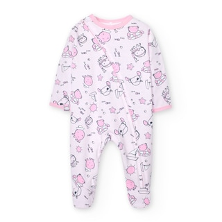 Foto 1 | Mameluco Boboli Punto Rosa para Bebé Niña