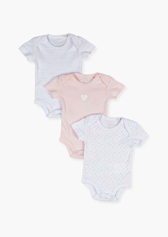Foto 2 pulgar | Pack De 3 Bodis Para Bebé Niña Losan