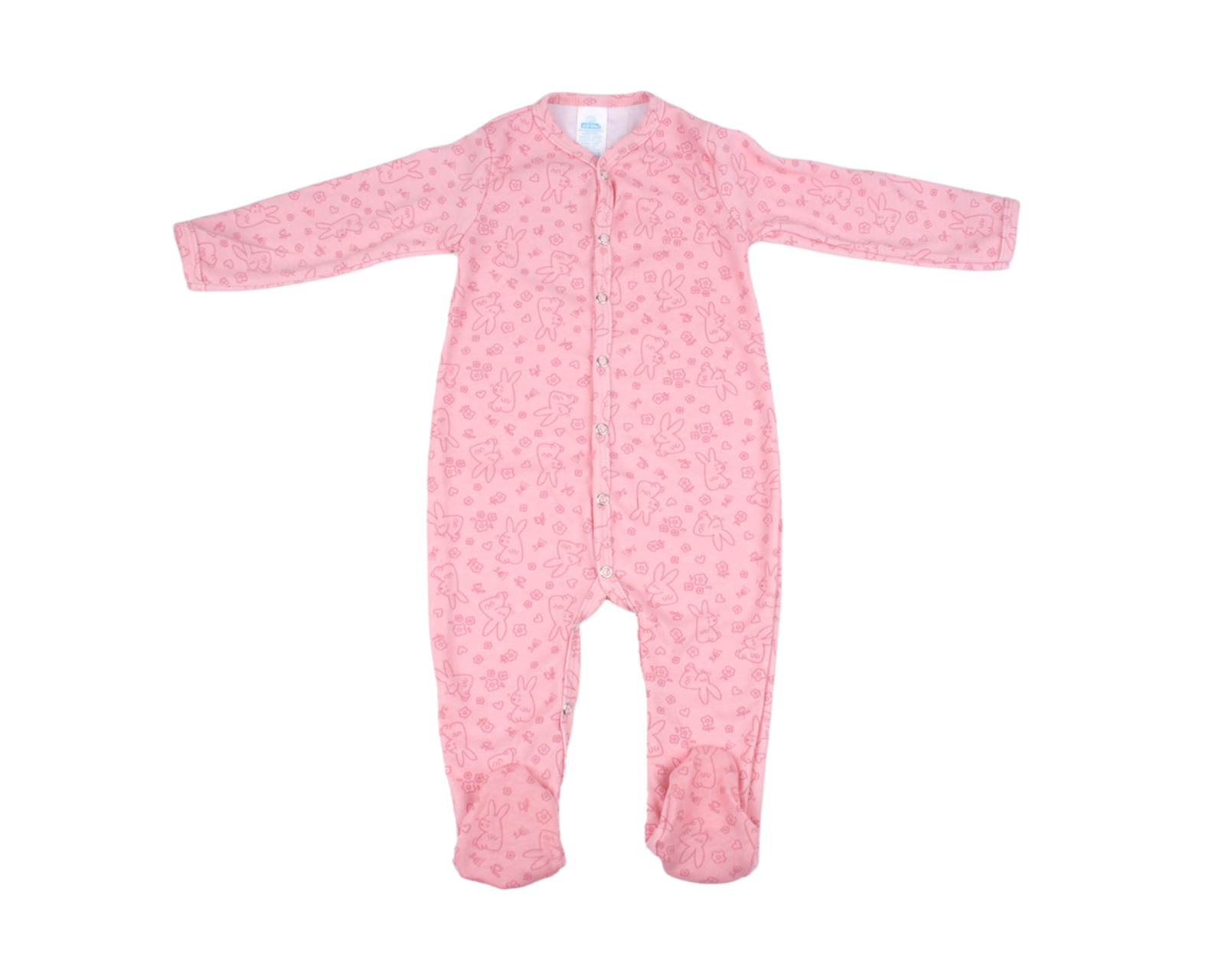 Foto 5 pulgar | Set De Mamelucos Con Pies Baby Mink (3 Piezas) Rosa